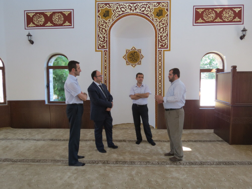 Kryetari i KMSh, Skënder Bruçaj, vizitë pune në Myftininë e Shkodrës