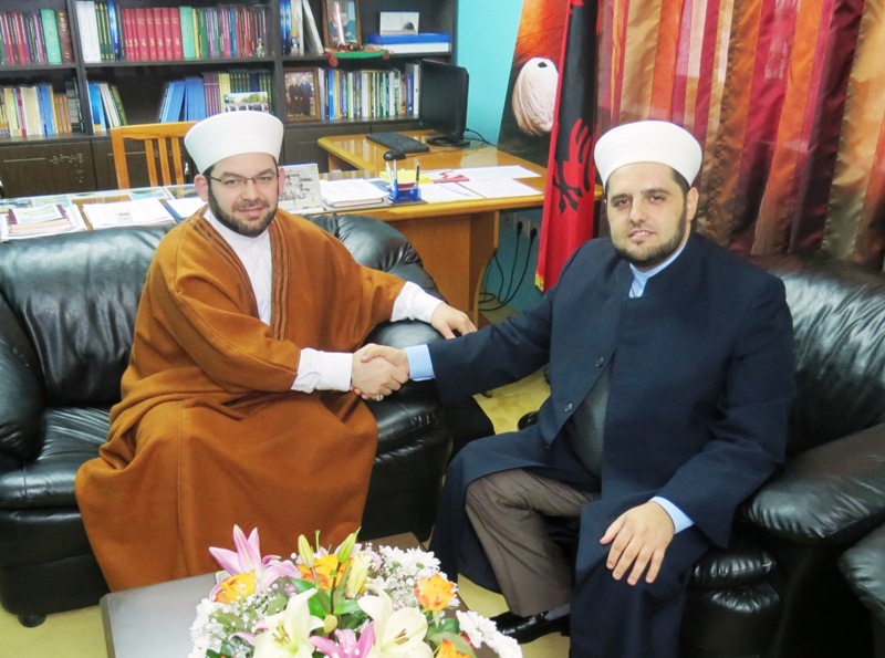 Imam Didmar Faja viziton Myftininë Shkodër - 12 shkurt 2013