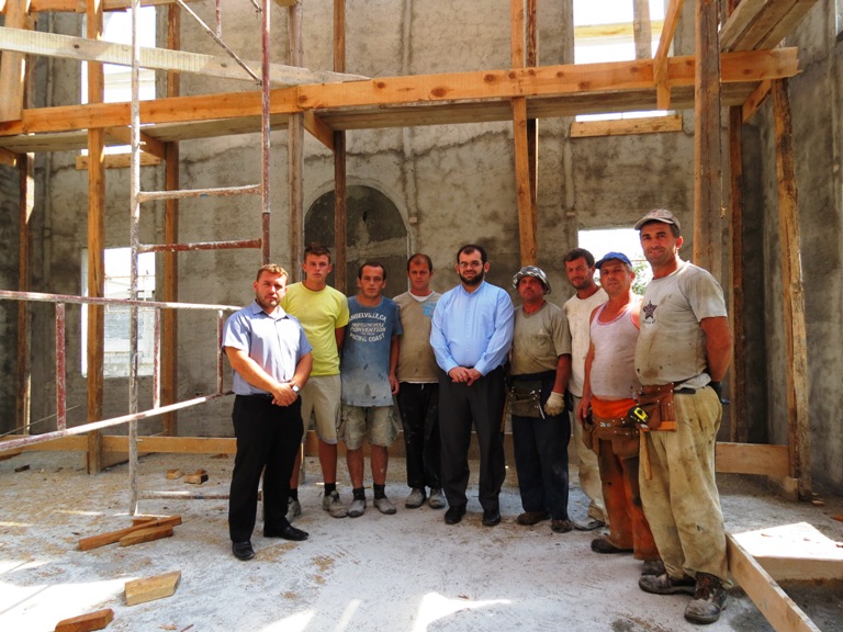 Në rrugë të mbarë ndërtimi i xhamisë së re në fshatin Kuç - 12 shtator 2012