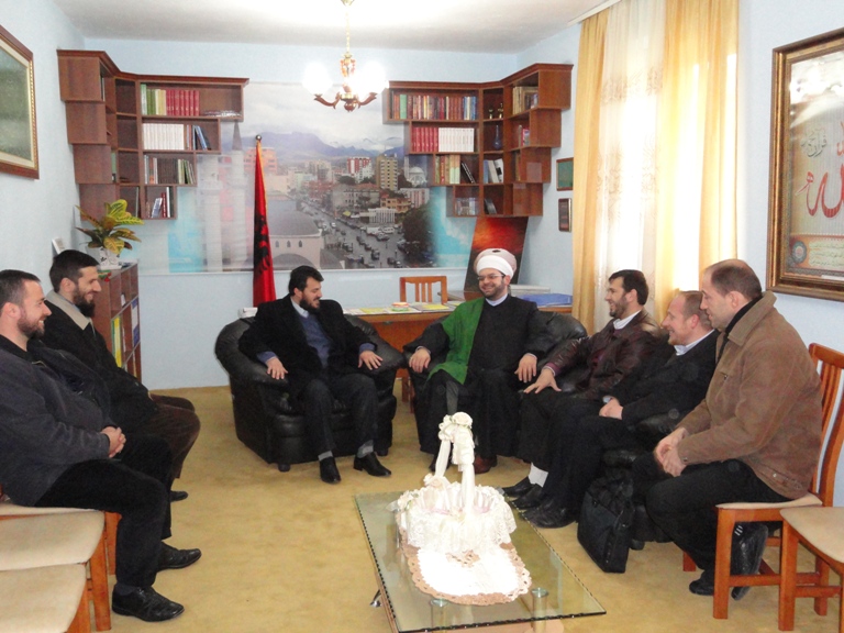 Lidhja e Hoxhallarëve të Shqipërisë viziton Myftininë Shkodër - 13 dhjetor 2010