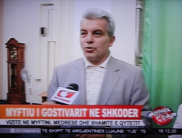 Myftiu i Gostivarit për vizitë në Shkodër - 18 qershor 2011