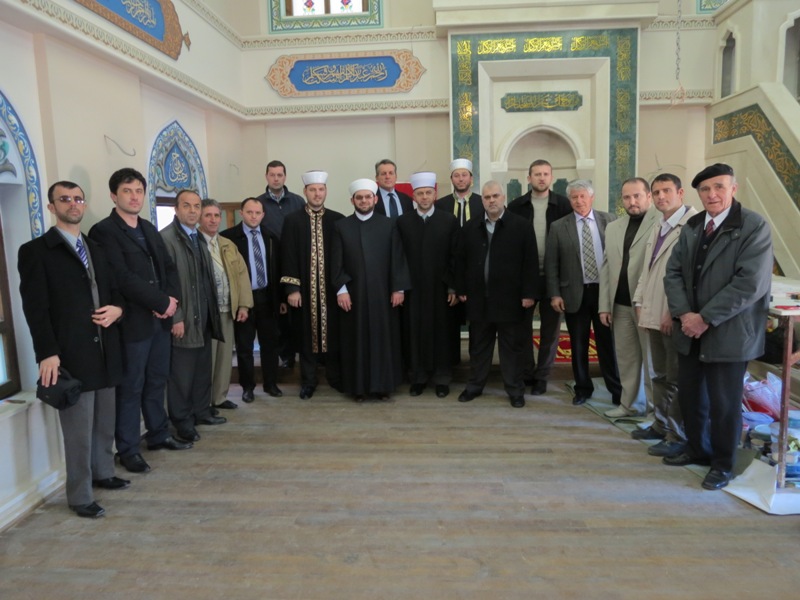 Këshilli i Myftinisë Shkodër, vizitë në Bashkësinë Islame të Ulqinit - 25 shkurt 2012