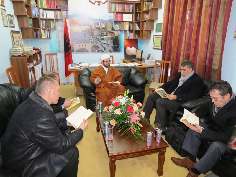 Një delegacion i Bashkësisë Islame të Kosovës viziton Myftininë Shkodër - 20 janar 2012