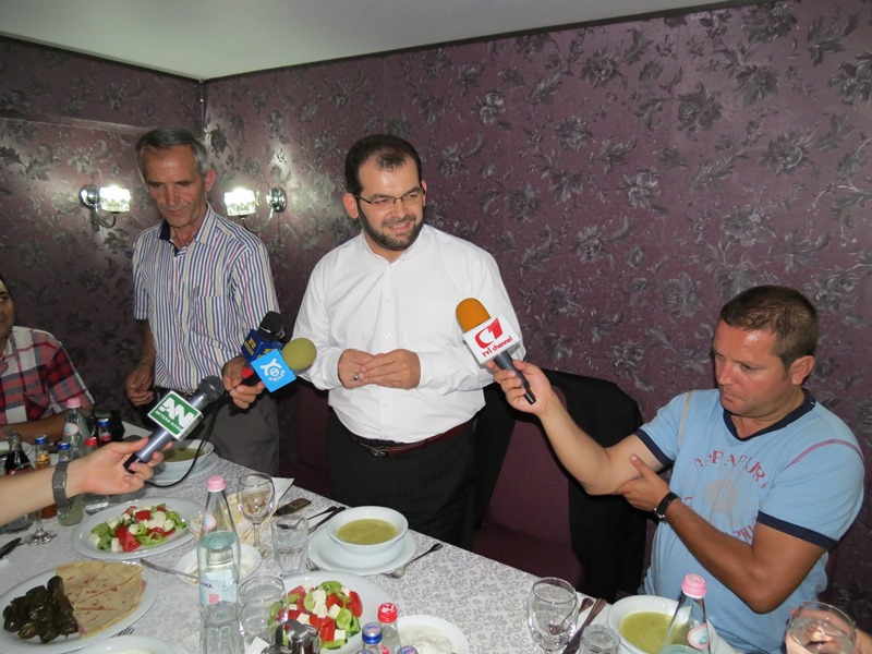 Sofra e iftarit me gazetarët e Zonës Shkodër… - 26 korrik 2013
