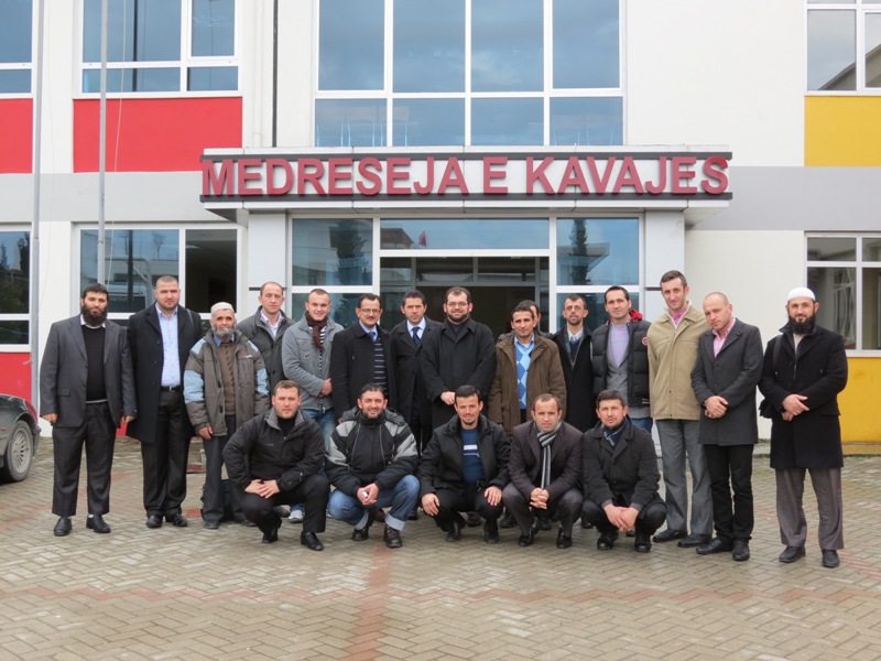 Imamë të Myftinisë Shkodër, vizitë në Medresenë e Korçës - 17 dhjetor 2011