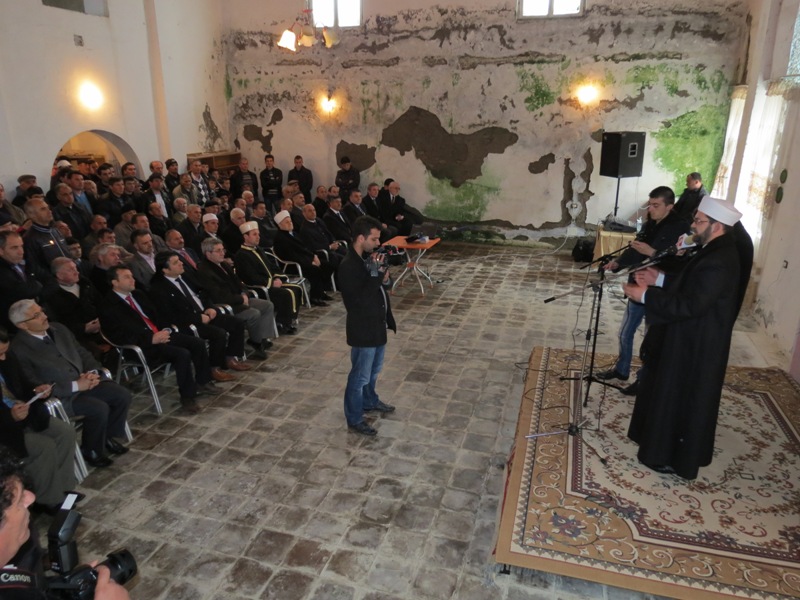 Ceremonia e gur-themelit të xhamisë së re në fshatin Barbullush - 8 mars 201