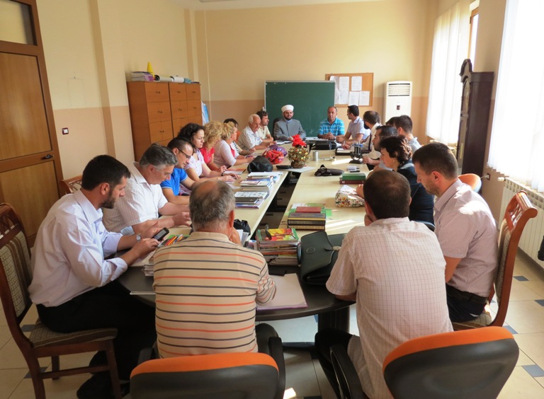 Myftiu i Shkodrës takon mësuesit e dy medreseve - 29 gusht 2012