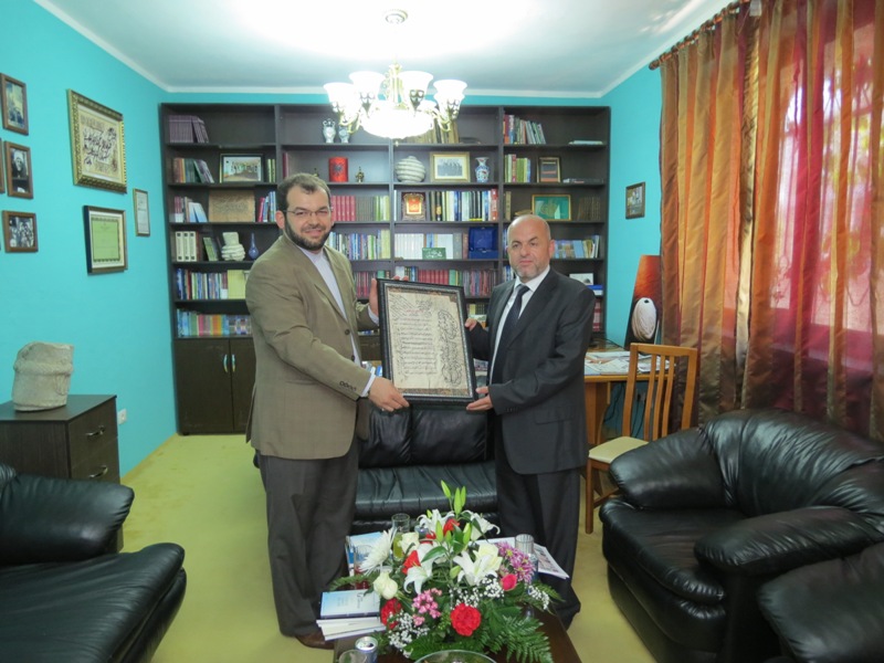 Myftiu i Elbasanit H. Agim Duka, viziton Myftininë Shkodër - 18 qershor 2013