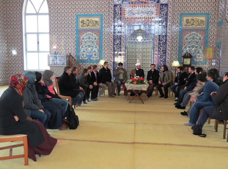 Një grup studiuesish nga Universiteti i Bosforit, vizitë në Myftininë Shkodër - 8 mars 2012