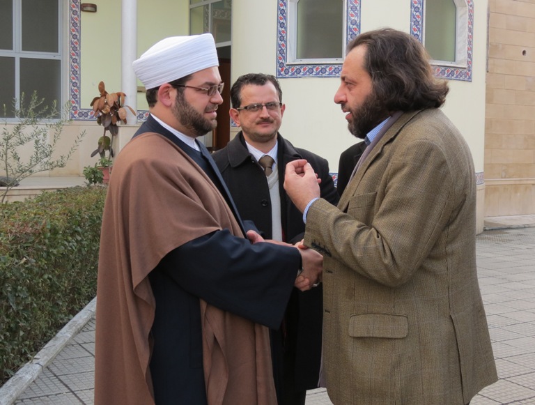 Një grup studiuesish nga Universiteti i Bosforit, vizitë në Myftininë Shkodër - 8 mars 2012