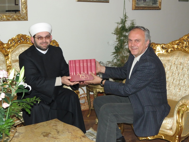 Myftiu viziton Kryetarin e Bashkisë Shkodër - 10 janar 2012
