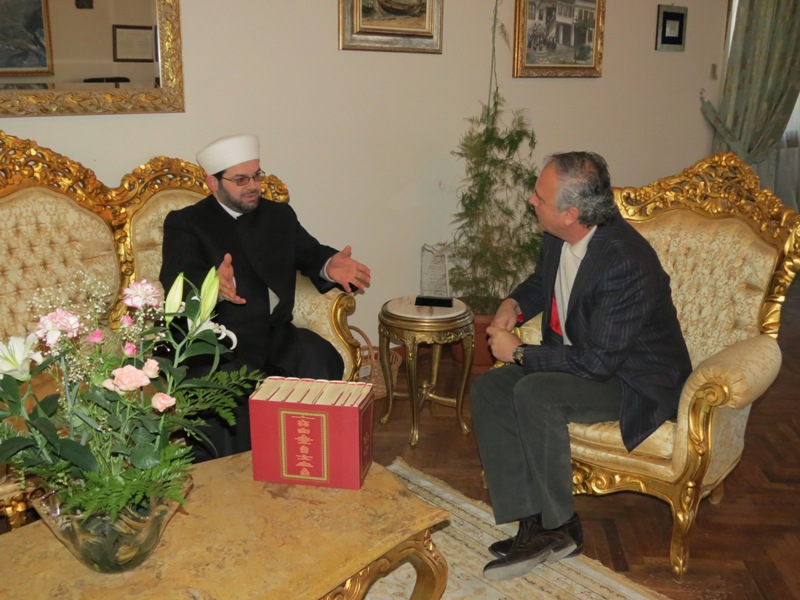 Myftiu viziton Kryetarin e Bashkisë Shkodër - 10 janar 2012
