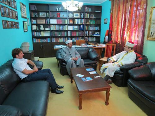 Nën/Kryetari i KMSh, H. Gazmend Aga viziton Myftininë Shkodër - 30 gusht 2013
